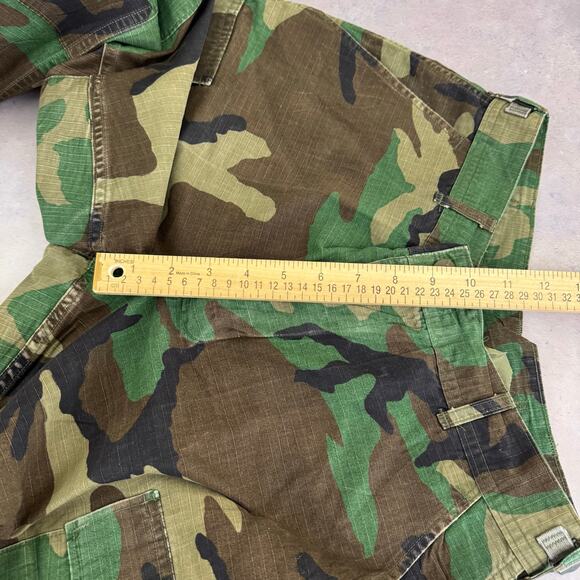 US Military Hot Weather Woodland Camo Combat Pants, Sz Small Regular Rip Stop - Picture 10 of 12